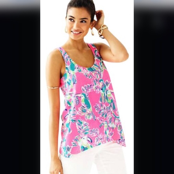 Lilly Pulitzer | Monterey Toucan Tank Top NWT - Picture 2 of 9